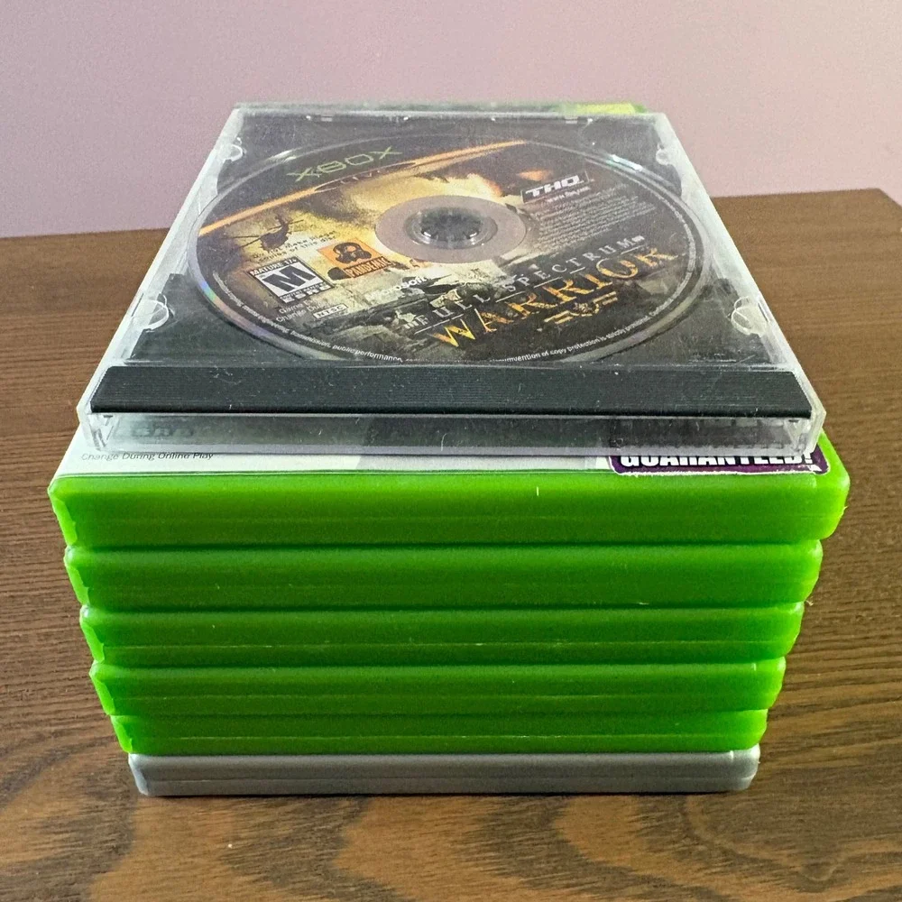 Microsoft Xbox Video Game Lot of 7 NFL Blitz‎ Star Wars Medal of Honor Bundle